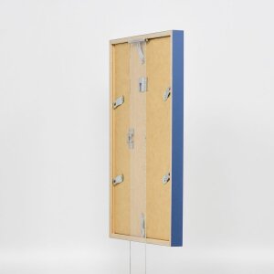 Effect Holzrahmen Profil 35 blau 50x65 cm Normalglas Abstandshalter