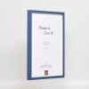 Effect Holzrahmen Profil 35 blau 50x65 cm Normalglas Abstandshalter