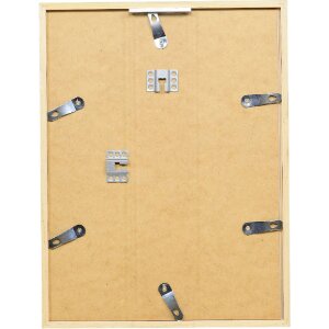 Эффектная деревянная рама профиль 35 зеленый 50x65 см обычное стекло + разделитель