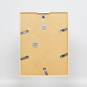 Effect Holzrahmen Profil 35 hellbraun 50x65 cm Normalglas Abstandshalter