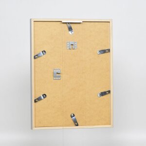 Effect Holzrahmen Profil 35 hellgrau 50x65 cm Normalglas mit Abstandshalter