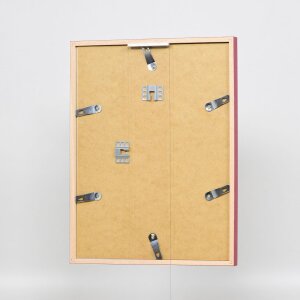 Effect Holzrahmen Profil 35 rot 50x70 cm Normalglas Abstandshalter