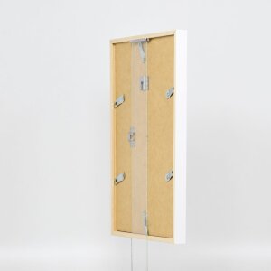 Effect Holzrahmen Profil 35 weiß 50x70 cm Normalglas mit Abstandshalter