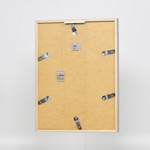 Effect Holzrahmen Profil 35 hellgrau 50x70 cm mit Normalglas und Abstandshalter