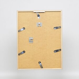 Effect Holzrahmen Profil 35 hellgrau 50x70 cm mit Normalglas und Abstandshalter