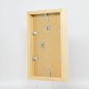 Effect Holz-Bilderrahmen Profil 55 natur 13x13 cm mit Normalglas