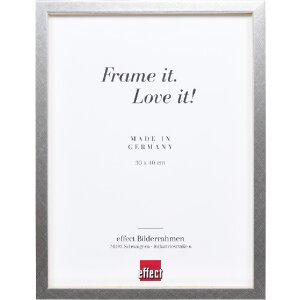 Фоторамка Effect из дерева профиль 58 серебро 18x27 см