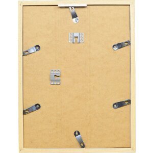 Фоторамка Effect из дерева, профиль 58, светло-коричневая, 29,7x42 см, с прозрачным стеклом и упорной планкой