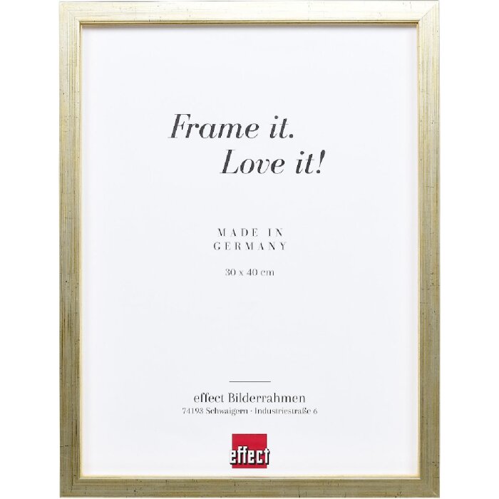 Фоторамка Effect из дерева профиль 58 антиксеребро 40x60 см