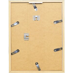 Фоторамка Effect из массивной древесины, черная, 50x70 см, с прозрачным стеклом и прокладкой