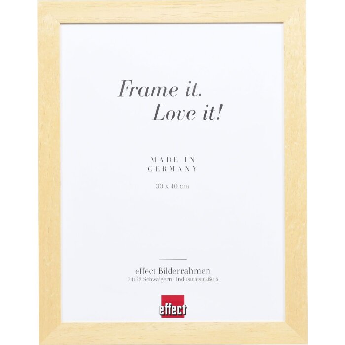 Спектральный настенный зеркальный каркас Effect Profil 55, натуральный оттенок 24x30 см