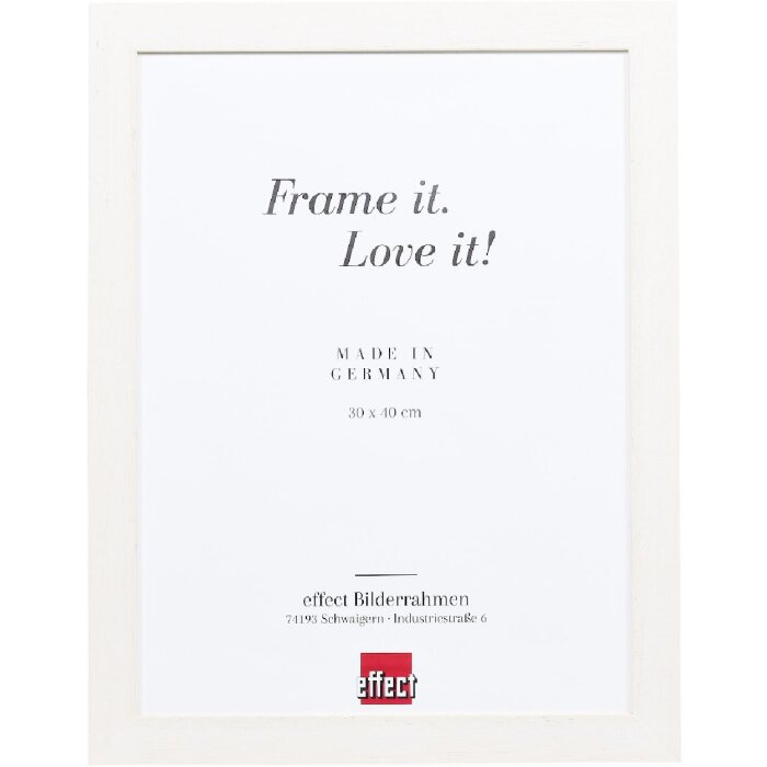 Зеркало на стену effect Профиль 55 белое 42x59,4 см