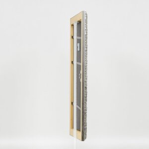 Effect Wandspiegel Holzprofil 94 silber 29,7x42 cm Spiegel