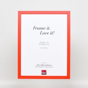 Effect Wandspiegel Holzprofil Top Cube Spiegel rot 40x50 cm