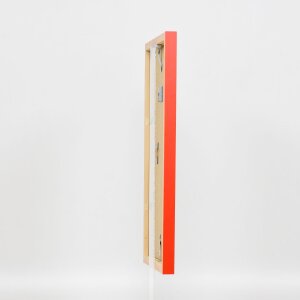 Effect Wandspiegel Holzprofil Top Cube Spiegel rot 40x50 cm