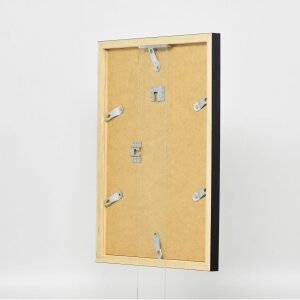 Effect Wandspiegel Holzprofil Top Cube Spiegel schwarz 40x60 cm