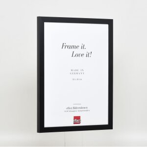 Effect Wandspiegel Holzprofil Top Cube Spiegel schwarz 40x60 cm