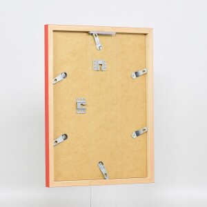 Effect Wandspiegel Holzprofil Top Cube Spiegel rot 40x60 cm