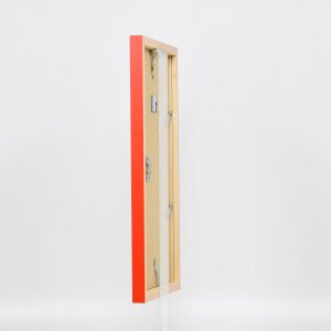 Effect Wandspiegel Holzprofil Top Cube Spiegel rot 40x60 cm