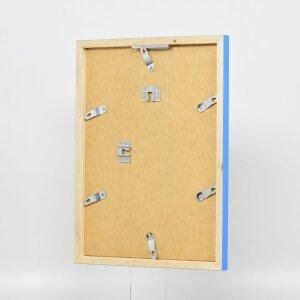 Effect Wandspiegel Holzprofil Top Cube Spiegel blau 40x60 cm