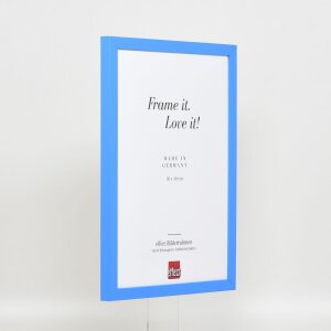 Effect Wandspiegel Holzprofil Top Cube Spiegel blau 40x60 cm