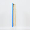 Effect Wandspiegel Holzprofil Top Cube Spiegel blau 40x60 cm