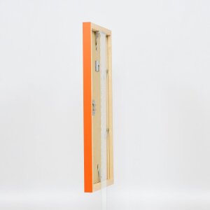 Effect Wandspiegel Holzprofil Top Cube Spiegel orange 40x60 cm