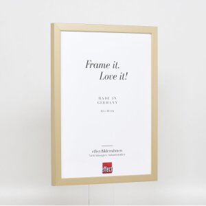 Effect Wandspiegel Holzprofil Top Cube Spiegel gold 40x60 cm