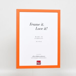 Effect Wandspiegel Holzprofil Top Cube Spiegel orange 50x70 cm