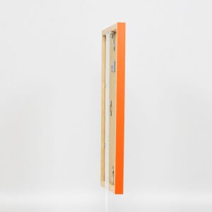 Effect Wandspiegel Holzprofil Top Cube Spiegel orange 50x70 cm