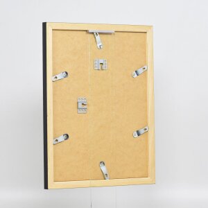 Effect Wandspiegel Holzprofil Top N schwarz 30x40 cm