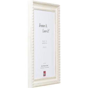 Effect Profil 56 Holzbilderrahmen 50x75 cm weiß mit Museumsglas Acryl