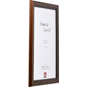 Effect Holzbilderrahmen Profil 64 braun 60x90 cm