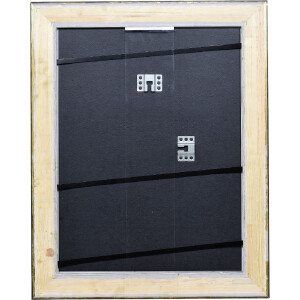 Эффектная деревянная рама профиль 95 черный 21x28 см акриловое стекло музейного качества