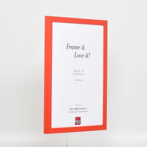 Effect Holzrahmen Top Cube 20x20 cm rot Acrylglas Museumsqualität