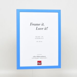 Effect Holzrahmen Top Cube 20x20 cm blau Acrylglas Museumsqualität