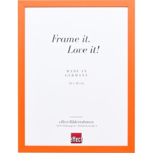Effect Holzrahmen Top Cube 28x35 cm orange Acrylglas...