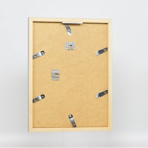 Effect Holzrahmen Top Cube 40x60 cm silber Acrylglas Museumsqualität