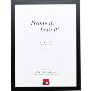 Effect Holzrahmen Top Cube 50x50 cm schwarz Acrylglas...