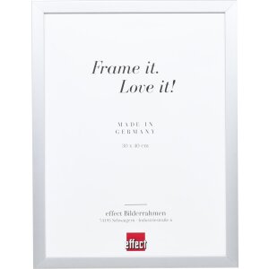 Effect Holzrahmen Top Cube 59,4x84,1 cm silber Acrylglas...