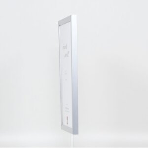 Effect Holzrahmen Top Cube 14,8x21 cm silber Acrylglas Museumsqualität