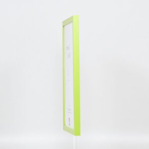 Effect Holzrahmen Top Cube 14,8x21 cm grün Acrylglas Museumsqualität