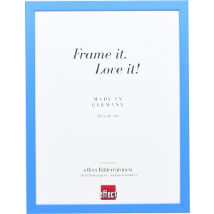 Effect Holzrahmen Top Cube 10,5x14,8 cm blau Acrylglas...