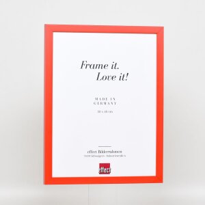 Effect Holzrahmen Top Cube 30,5x91,5 cm rot Acrylglas Museumsqualität