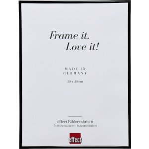 Effect Kunststoffrahmen Art schwarz 20x25 cm Museumsglas
