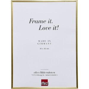 Effect Kunststoffrahmen Art gold 30x30 cm Museumsglas