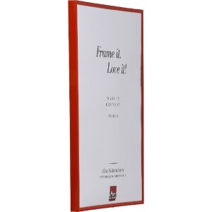 Effect Kunststoffrahmen Art rot 50x75 cm Museumsglas