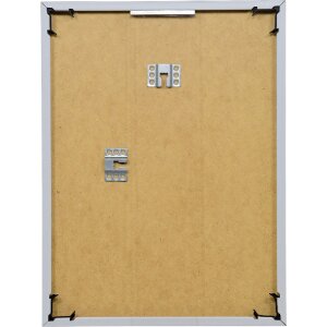 Effect Kunststoffrahmen Art silber 60x60 cm Museumsglas