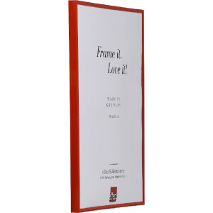 Эффектная пластиковая рама Художественный красный 62x93 см музейное стекло