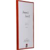 Effect Kunststoffrahmen Art rot 14,8x21 cm Museumsglas
